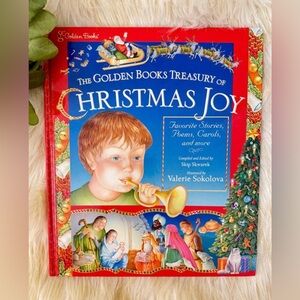 The Golden Books Treasury Of Christmas Joy Children's Hardcover Poems Carols
